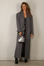 Tibi - Jas - Menswear Tech Twill Tailored Mens Coat - Grey Multi