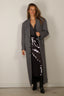 Tibi - Jas - Menswear Tech Twill Tailored Mens Coat - Grey Multi