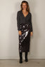 Tibi - Vest - Feather Weight Ribbed Vneck Slim Cardigan - Charcoal Grey