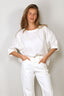 Suzie Kondi - Top - Saria Linen - White