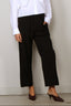 RÓHE - Broek - Cropped Wide Leg Trousers - Black