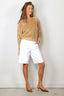 Suzie Kondi - Top - Saba Raglan Heather Velouw - Wheat Heather