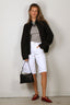 Tibi - Jacket - Recycled Tropical Wool Moto Bomber - Black