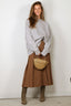 Rohe - Rok - Pleated Wool Skirt - Mocha