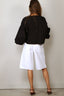 Suzie Kondi - Top - Balon Cotton Poplin - Black