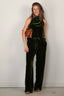 Forte_Forte - Top - Viscose/Silk Velvet Top - Woods