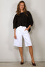 Suzie Kondi - Top - Saria Solid Cotton Poplin - Black