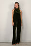 Forte_Forte - Top - Viscose/Silk Velvet Top - Woods
