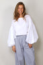 Suzie Kondi - Top - Balon Cotton Poplin - White