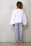 Suzie Kondi - Top - Balon Cotton Poplin - White