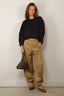 Tibi - Broek - Active Knit Winslow Pant - Buff Tan