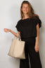 Suzie Kondi - Top - Kori Crop Top Linen - Black