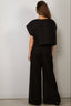 Suzie Kondi - Top - Kori Crop Top Linen - Black