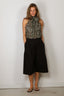 Tibi - Short - Bio Twill Triple Pleat Short - Black