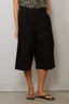 Tibi - Short - Bio Twill Triple Pleat Short - Black