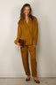 Tibi - Broek - Eco Acetate Viscose Grace Trouser - Mustard