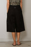 Tibi - Short - Bio Twill Triple Pleat Short - Black