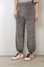 Suzie Kondi - Broek - Tosk High Waist Harem Pants Heather Velour - Charcoal Heather