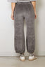 Suzie Kondi - Broek - Tosk High Waist Harem Pants Heather Velour - Charcoal Heather