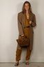 Tibi - Jas - Menswear Tech Twill Tailored Midi Mens Coat - Cedar Multi