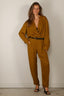 Tibi - Broek - Eco Acetate Viscose Grace Trouser - Mustard