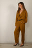 Tibi - Broek - Eco Acetate Viscose Grace Trouser - Mustard