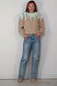 SAGE AND IVY - Sweater - Sigrid - Mint / Camel Light