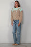 SAGE AND IVY - Sweater - Sigrid - Mint / Camel Light