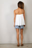 Rotate - Top - Striped Slip Top - Bright White