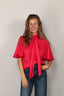 Francoise - Blouse - Alessa - Red