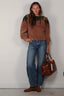 SAGE AND IVY - Sweater - Sigrid - Green / Camel