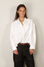 Denimist - Blouse - Bailey Cropped Shirt - Brushed Ecru White