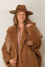 Golden Goose - Hoed - Fedora Flat Brim Hat - Ermine