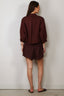 Forte_Forte - Blouse - Linen Gauze Embroidered Edges Shirt - Fondant
