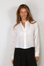 Forte_Forte - Blouse - Linen Gauze Embroidered Edges Shirt - Crystal