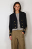 Ralph Lauren - Jacket - Double Breasted Cropped Wool Jacket - Navy
