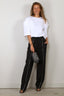 Tibi - Top - Perfect Hinged Sleeve T - White