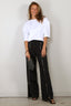 Tibi - Broek - Nylon Zipper Trouser - Black