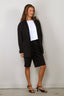 Tibi - Blazer - Tech Suiting Anorak Blazer - Black