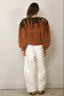 SAGE AND IVY - Sweater - Sigrid - Green / Camel
