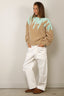 SAGE AND IVY - Sweater - Sigrid - Mint / Camel Light