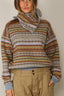 &Daughter - Sjaal - Fairisle Foulard - Vintage Multi
