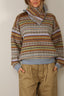&Daughter - Sjaal - Fairisle Foulard - Vintage Multi