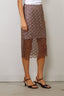 Rotate - Rok - Scallop Sequin Midi Skirt - Gull Grey