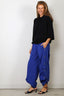 Tibi - Top - Washable Cashmere Oversized Easy T Polo - Navy