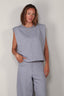 RAE - Top - Montana Sleeveless Sweat - Grey