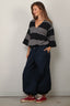 Johny - Top - Louise - Navy / Grey