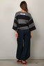 Johny - Top - Louise - Navy / Grey