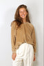 Suzie Kondi - Sweater - Samos Oversize Sweatshirt Velour - Wheat Heather