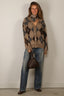 &Daughter - Vest - Ava Argyle Cardigan - Dark Natural / Porcupine / Grey